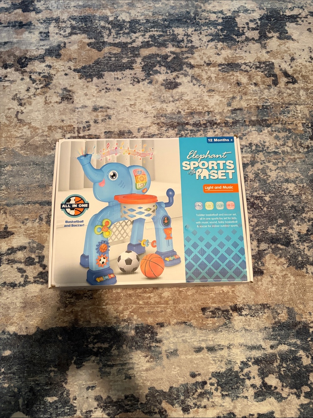 Elephant Sports Playset - Blue - Light & Music